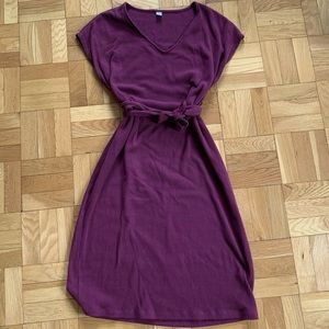Old Navy Short Sleeve Midi Sheath Dress